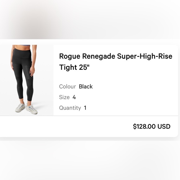 LULULEMON/Rogue Renegade Leggings SHR/4 - Picture 9 of 9